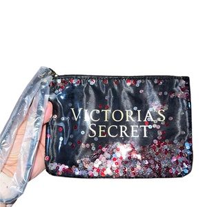 Victoria secret moving sequins wristlet